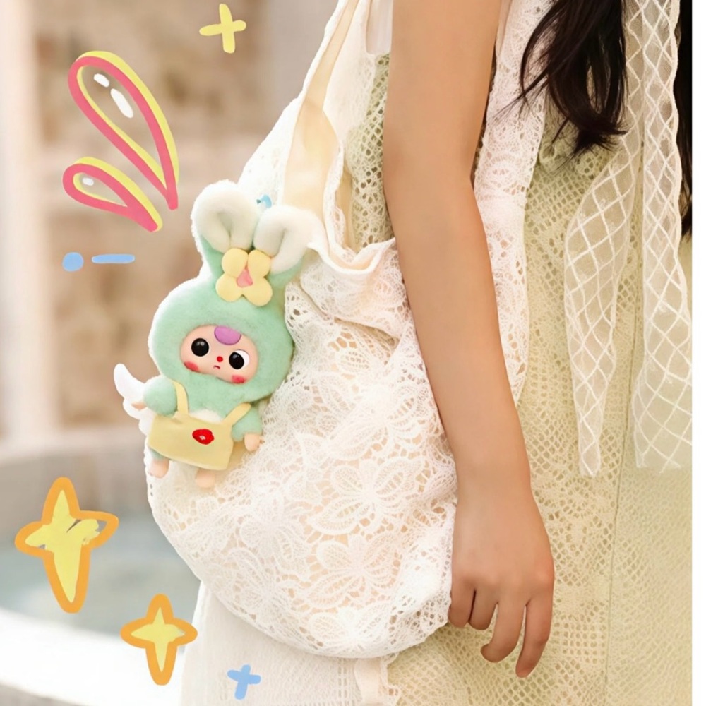 Baby Three Rabbit Macaron Cute Bunny Plush Series Blind Box - Picture 14 of 14